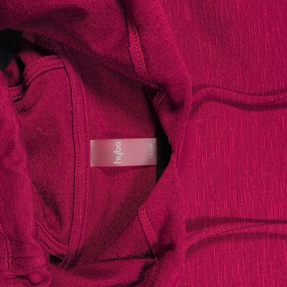 160.Hyba Sleeveless Red Hoodie Dress - Picture 2 of 3